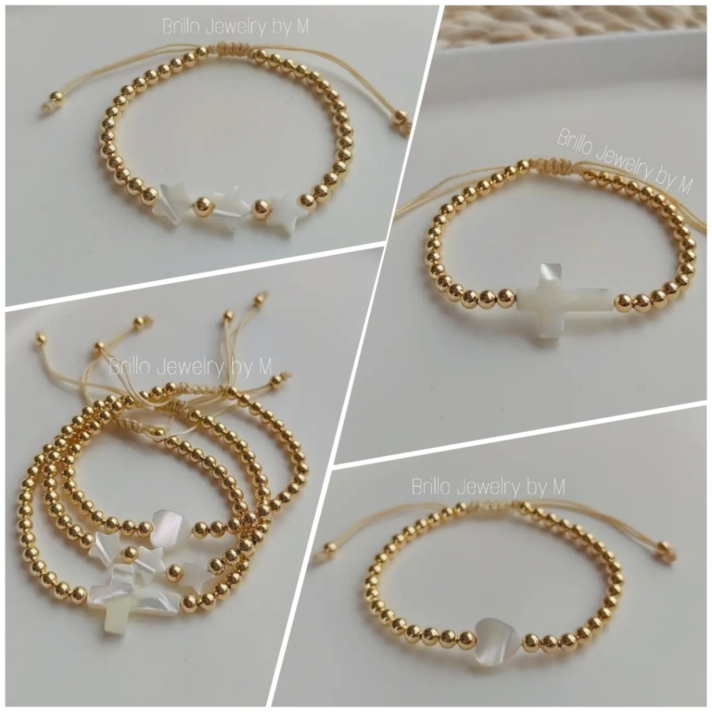 New Shell and Beads Bracelet